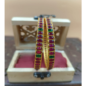 Antic Finishing Bangles Set  46