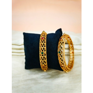 Antic Finishing Bangles Set  24