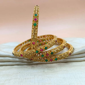 Antic Finishing Bangles Set  17
