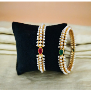 Antic Finishing Bangles Set  35