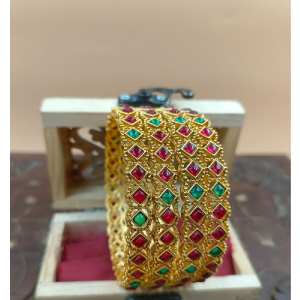 Antic Finishing Bangles Set  56